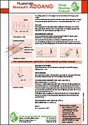 Illustration af DHF ad- og indgang huskeliste